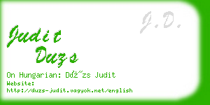 judit duzs business card